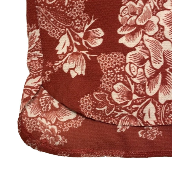 Pink Rose Floral 3/4 Sleeve Blouse - Picture 7 of 10